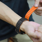 xDfind Two Color Silicone Magnetic Watch Band, For Garmin 26mm, For Garmin 22mm