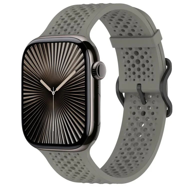 xDfind Breathable Silicone Watch Band, For Apple Watch 42 / 44 / 45 / 46 / 49mm, For Apple Watch 38 / 40 / 41 / S10 42mm