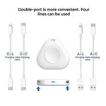 xDfind 8 Pin and Type-C Portable Smart Watch Magnetic Wireless Charger for Apple Watch