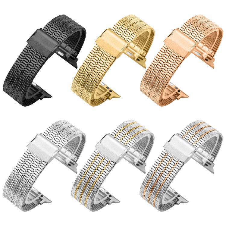 xDfind Seven Beads Buckle Stainless Steel Watch Band, For Apple Watch 42 / 44 / 45 / 46 / 49mm, For Apple Watch 38 / 40 / 41 / S10 42mm
