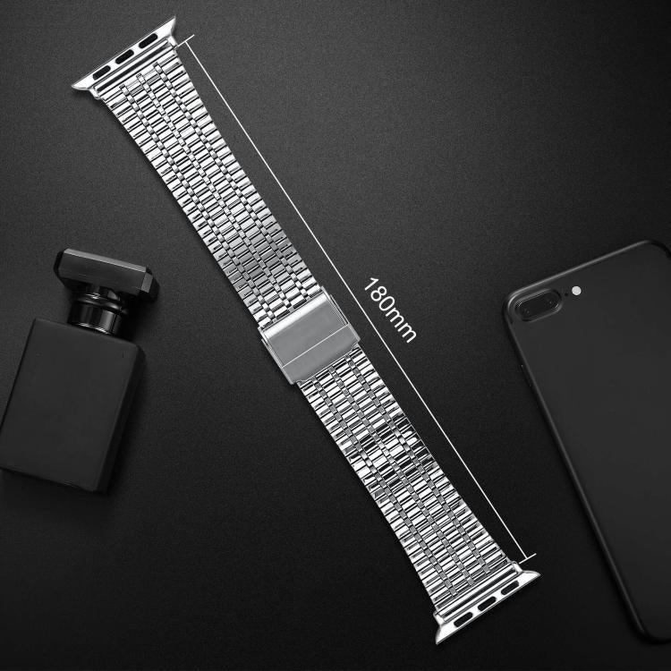 xDfind Seven Beads Buckle Stainless Steel Watch Band, For Apple Watch 42 / 44 / 45 / 46 / 49mm, For Apple Watch 38 / 40 / 41 / S10 42mm