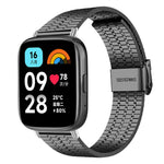 xDfind Seven Beads Buckle Stainless Steel Watch Band, For Xiaomi Band 10 Pro/9 Pro/Redmi Watch 6/5/4, For Redmi Watch 3 Active / Watch 3 Lite, For Redmi Watch 3