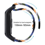xDfind Nylon Braided Loop Magnetic Buckle Watch Band, For Xiaomi Smart Band 10 / 9 / 8