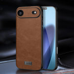 SULADA Shockproof TPU Hybrid Handmade Leather Phone Case, For iPhone 17 Pro Max, For iPhone 17 Pro, For iPhone 17, For iPhone Air