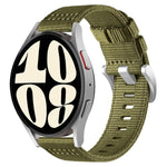 xDfind Two-section Nylon Watch Band, For Samsung Galaxy Watch Ultra / Ultra 2025, For Samsung Galaxy Watch8 / 8 Classic, For Samsung Galaxy Watch 7 / 6 / 5 / FE