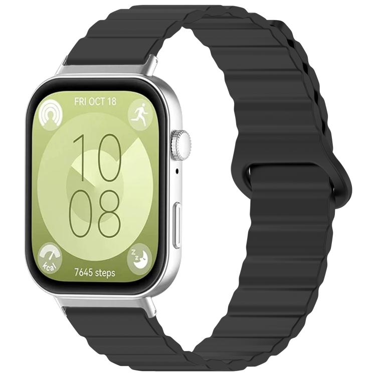 xDfind Loop Magnetic Glossy Silicone Watch Band, For Huawei Watch Fit4 Pro / Fit4 / Fit3