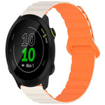 xDfind Loop Magnetic Glossy Silicone Watch Band, For Garmin Fenix 8/7X/6X/5X 26mm, For Garmin Fenix 8/7/6/5 22mm, For Garmin Fenix 8/7S/6S/5S 20mm, For Garmin Forerunner 45 / 45S / Swim 2, For Garmin Forerunner 35/30/35J