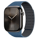 xDfind Contrasting Colors Magnetic Silicone Watch Band, For Apple Watch 42 / 44 / 45 / 46 / 49mm, For Apple Watch 38 / 40 / 41 / S10 42mm