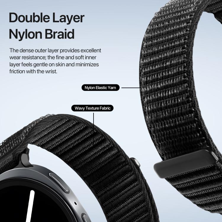 DUX DUCIS YE Series Nylon Woven Watch Strap, For Samsung Galaxy Watch8 / Watch8 Classic