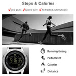 NORTH EDGE APOLLO Outdoor Waterproof Men Multi-Function Silicone Strap Smart Sports Watch