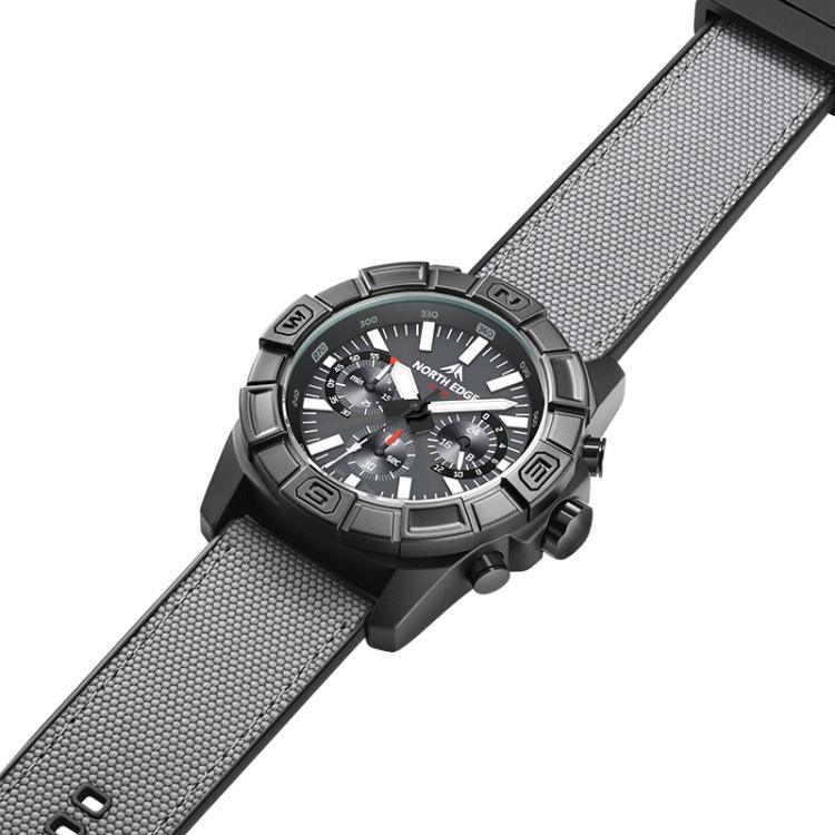 NORTH EDGE BLAZE Outdoor Waterproof Men Solar Charging Smart Sports Watch