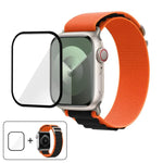Buckle Loop Nylon Watch Band with 3D Curved Film, For Apple Watch Series 40mm