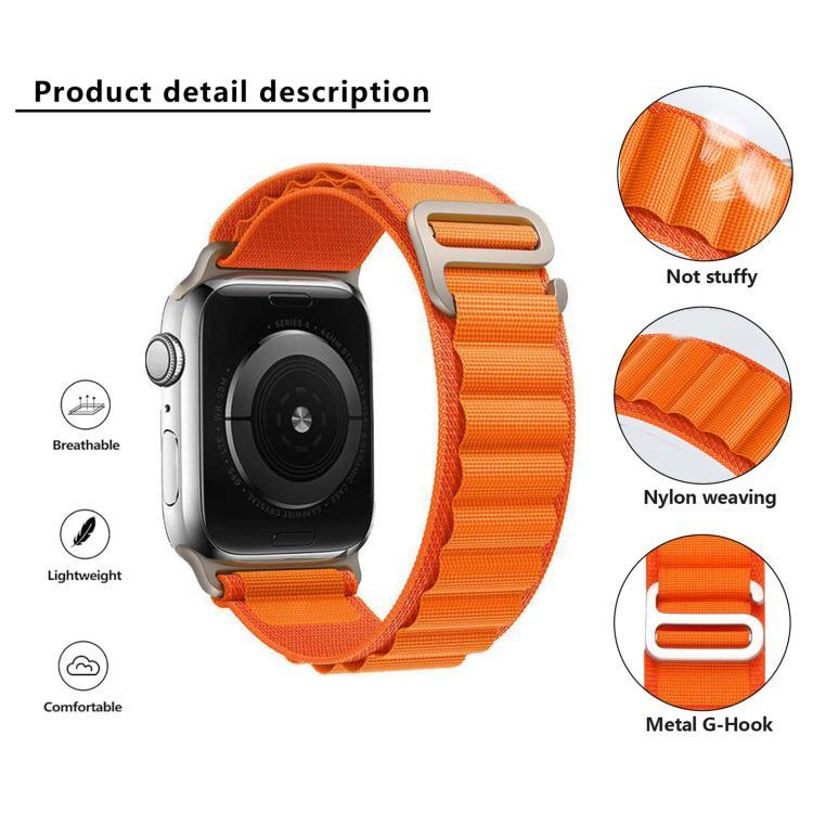 Buckle Loop Nylon Watch Band with 3D Curved Film, For Apple Watch Series 38mm