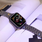 xDfind Bling Diamond Jewelry Metal Watch Band with Case, For Apple Watch Series 10 46mm, For Apple Watch Series 10 42mm, For Apple Watch Series 44mm, For Apple Watch Series 40mm, For Apple Watch Ultra 2 / 1 49mm, For Apple Watch Series 45mm            ...