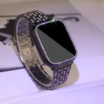 xDfind Bling Diamond Jewelry Metal Watch Band with Case, For Apple Watch Series 10 46mm, For Apple Watch Series 10 42mm, For Apple Watch Series 44mm, For Apple Watch Series 40mm, For Apple Watch Ultra 2 / 1 49mm, For Apple Watch Series 45mm            ...