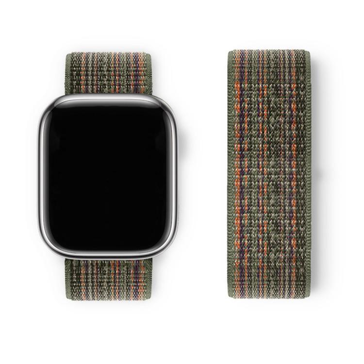 Basic Nylon Loop Watch Band with 3D Curved Film, For Apple Watch Series 41mm, For Apple Watch Series 38mm, For Apple Watch Series 42mm