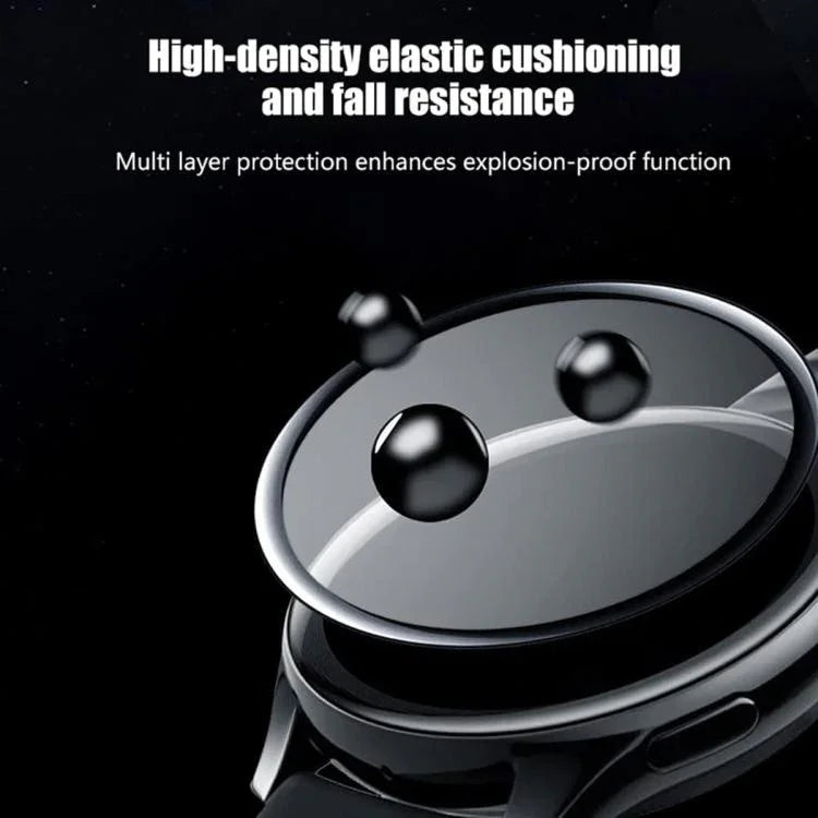 Butterfly Buckle Silicone Watch Band with 3D Curved Film, For Google Pixel Watch 3 45mm, For Google Pixel Watch 3 41mm, For Google Pixel Watch 2, For Google Pixel Watch