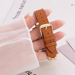 xDfind Denim Chain Metal Hybrid Leather Watch Band, 22mm