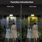 N775B Solar Dual-Color Sensor Wall Light
