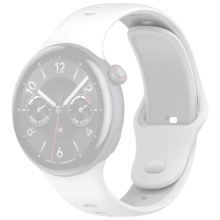 xDfind Silver Buckle Pure Color Silicone Watch Band, For vivo Watch 5