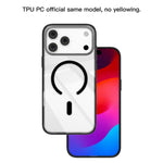 Mutural Soft Mist Series MagSafe PC Hybrid TPU Phone Case, For iPhone 17 Pro Max, For iPhone 17 Pro