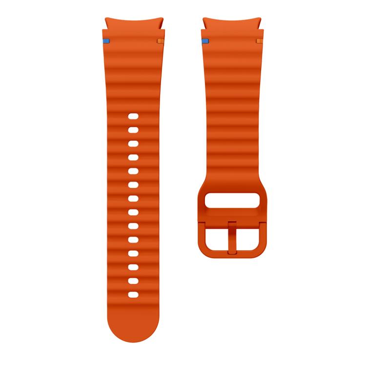 Wave Stitching Silicone Watch Band with 3D Curved Film, For Samsung Galaxy Watch5 Pro 45mm, For Samsung Galaxy Watch5 40mm, For Samsung Galaxy Watch4 44mm, For Samsung Galaxy Watch4 40mm