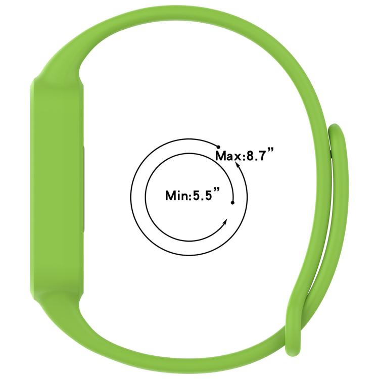 xDfind Solid Color Silicone Watch Band, For Xiaomi Smart Band 9 Active / Redmi Band  3