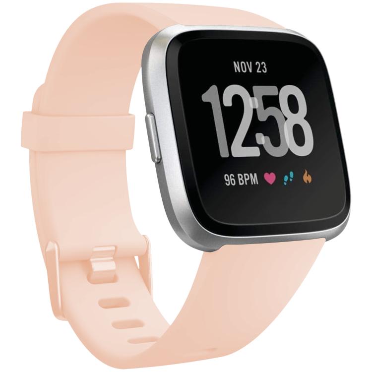 xDfind Solid Color Silicone Watch Band For Fitbit Versa 2, S, L