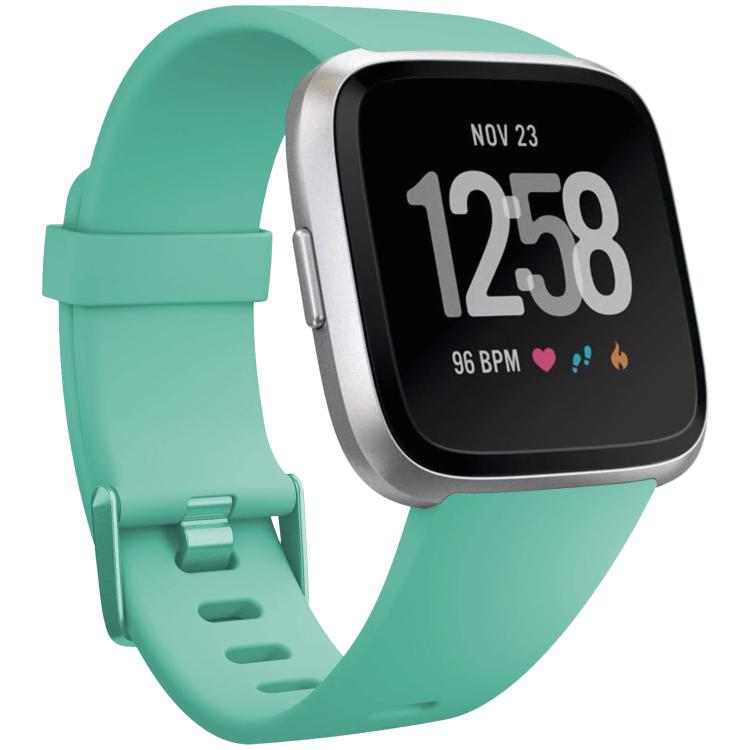 xDfind Solid Color Silicone Watch Band For Fitbit Versa 2, S, L