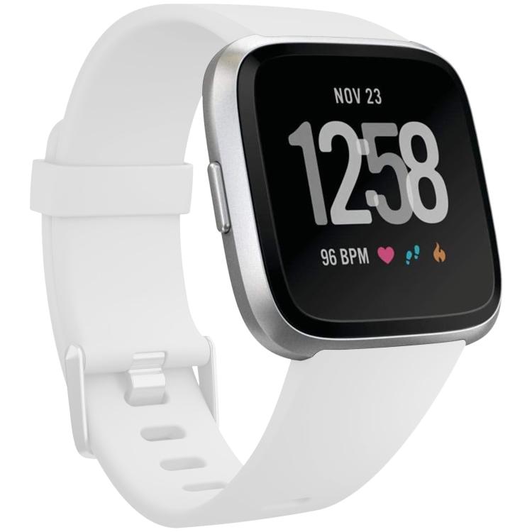 xDfind Solid Color Silicone Watch Band For Fitbit Versa 2, S, L