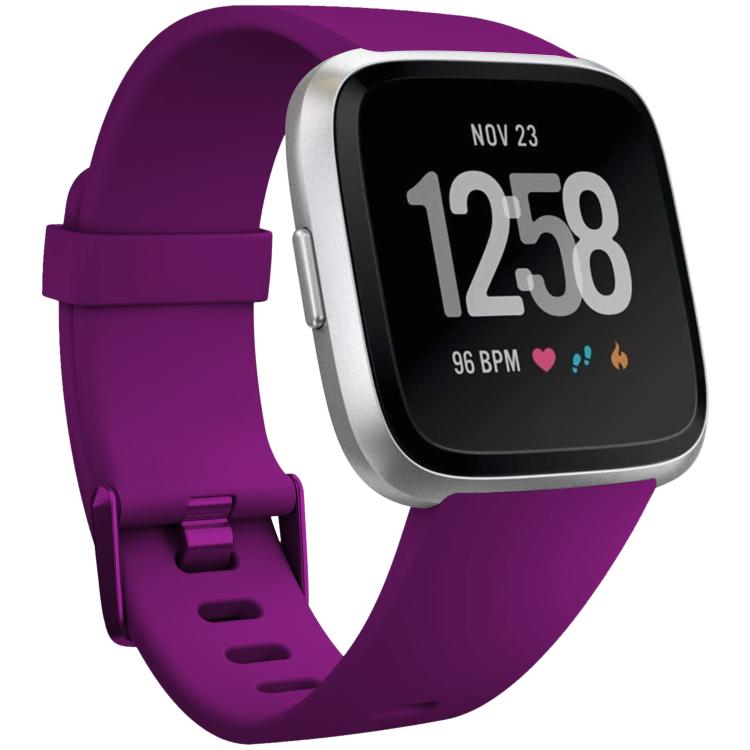 xDfind Solid Color Silicone Watch Band For Fitbit Versa 2, S, L