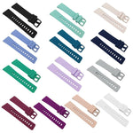 xDfind Solid Color Silicone Watch Band For Fitbit Versa 2, S, L