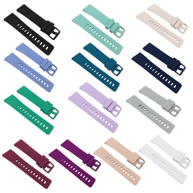 xDfind Solid Color Silicone Watch Band For Fitbit Versa 2, S, L