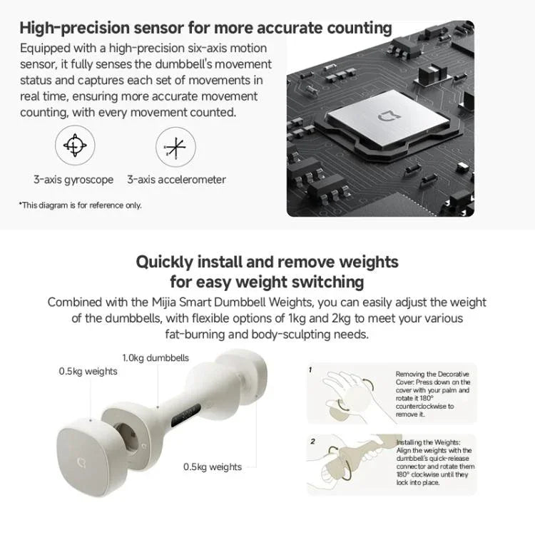 Original Xiaomi Mijia Smart Dumbbell, Xiaomi Mijia Smart Dumbbell
