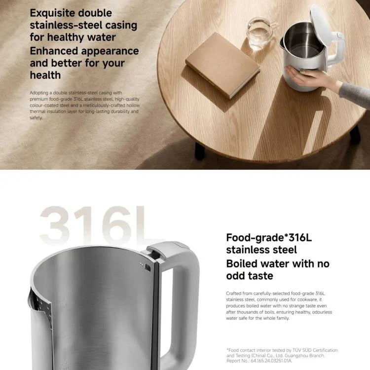 Original Xiaomi Mijia 1.7L 1800W Electric Kettle S1, CN Plug