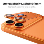 XDcase Armor Full-Coverage Frosted Metal Camera Lens Ring Film, For iPhone 17 Pro Max, For iPhone 17 Pro