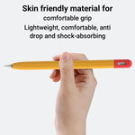 XDcase Contrast Color Silicone Protective Stylus Pen Case, For Apple Pencil Pro / 2, For Apple Pencil Pro / 2 / 1, For Apple Pencil USB-C / 3