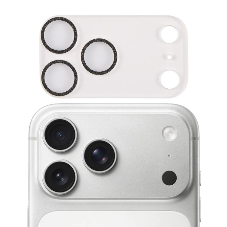 Glitter Ring Tempered Glass Camera Lens Film, For iPhone 17 Pro Max, For iPhone 17 Pro