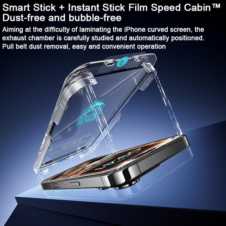 Benks Zero Curve Edge Gaming Frosted Tempered Screen Protector, For iPhone 17 Pro Max, For iPhone 17