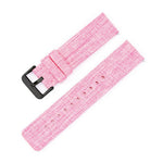 Stainless Steel Pin Buckle Nylon Woven Canvas Watch Band, 12mm, 14mm