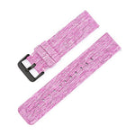 Stainless Steel Pin Buckle Nylon Woven Canvas Watch Band, 16mm, 18mm