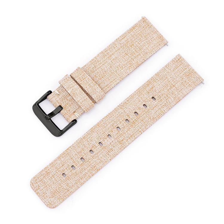Stainless Steel Pin Buckle Nylon Woven Canvas Watch Band, 16mm, 18mm