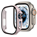 xDfind Tempered Glass Film Integrated PC Watch Cover, For Apple Watch Ultra 3 / 2 / 1 49mm, For Apple Watch Series 9 / 8 / 7 45mm, For Apple Watch Series 9 / 8 / 7 41mm, For Apple Watch Series 3 / 2 / 1 38mm