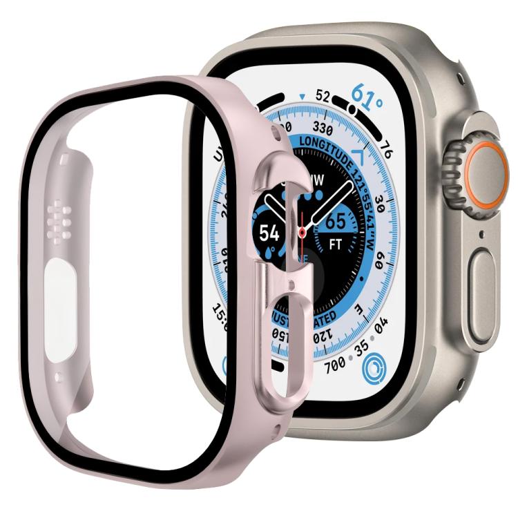 xDfind Tempered Glass Film Integrated PC Watch Cover, For Apple Watch Ultra 3 / 2 / 1 49mm, For Apple Watch Series 9 / 8 / 7 45mm, For Apple Watch Series 9 / 8 / 7 41mm, For Apple Watch Series 3 / 2 / 1 38mm