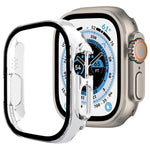 xDfind Tempered Glass Film Integrated PC Watch Cover, For Apple Watch Ultra 3 / 2 / 1 49mm, For Apple Watch Series 9 / 8 / 7 45mm, For Apple Watch Series 9 / 8 / 7 41mm, For Apple Watch Series 3 / 2 / 1 38mm