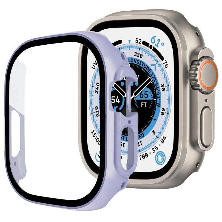 xDfind Tempered Glass Film Integrated PC Watch Cover, For Apple Watch Ultra 3 / 2 / 1 49mm, For Apple Watch Series 9 / 8 / 7 45mm, For Apple Watch Series 9 / 8 / 7 41mm, For Apple Watch Series 3 / 2 / 1 38mm