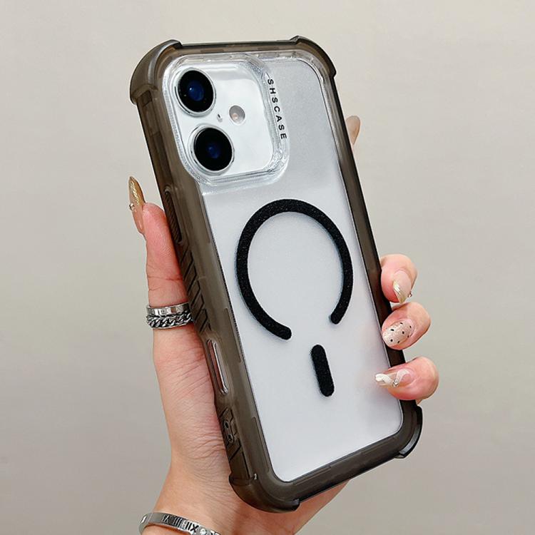 Transparent Matte TPU Hybrid PC 3-in-1 MagSafe Phone Case, For iPhone 17 Pro Max, For iPhone 17 Pro, For iPhone 17, For iPhone Air, For iPhone 16 Pro Max, For iPhone 16 Pro, For iPhone 16 Plus, For iPhone 16