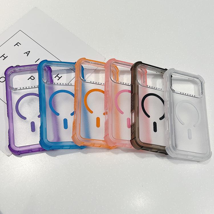Transparent Matte TPU Hybrid PC 3-in-1 MagSafe Phone Case, For iPhone 13 Pro Max, For iPhone 13 Pro, For iPhone 13, For iPhone 12 Pro Max