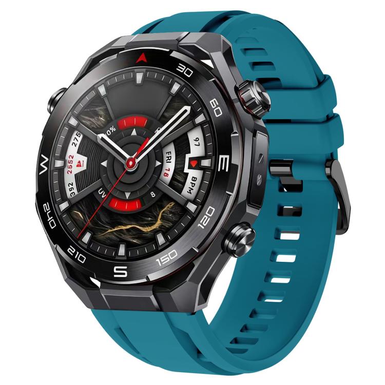 xDfind Black Buckle Sport Silicone Watch Band, For Huawei Watch Ultimate 2