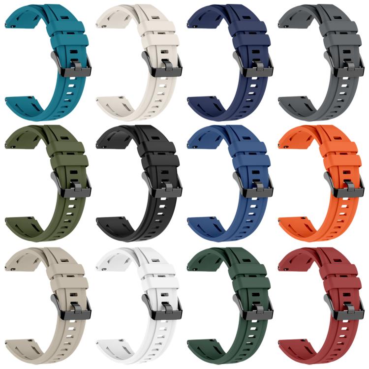xDfind Black Buckle Sport Silicone Watch Band, For Huawei Watch Ultimate 2